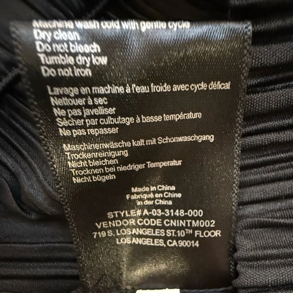 ANINE BING Black Billie Plissé Pleated Trousers Women’s Size Small NWT - Picture 11 of 14